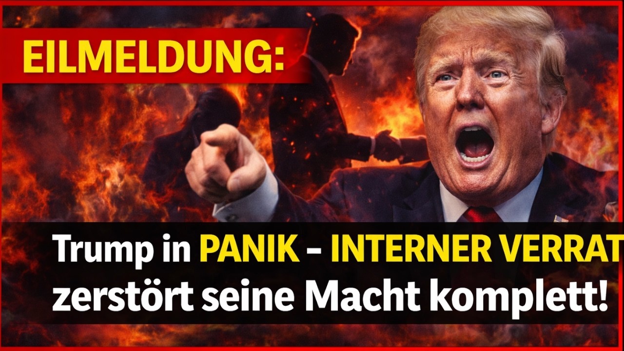 EILMELDUNG: Trump in PANIK - INTERNER VERRAT zerstört seine Macht komplett!