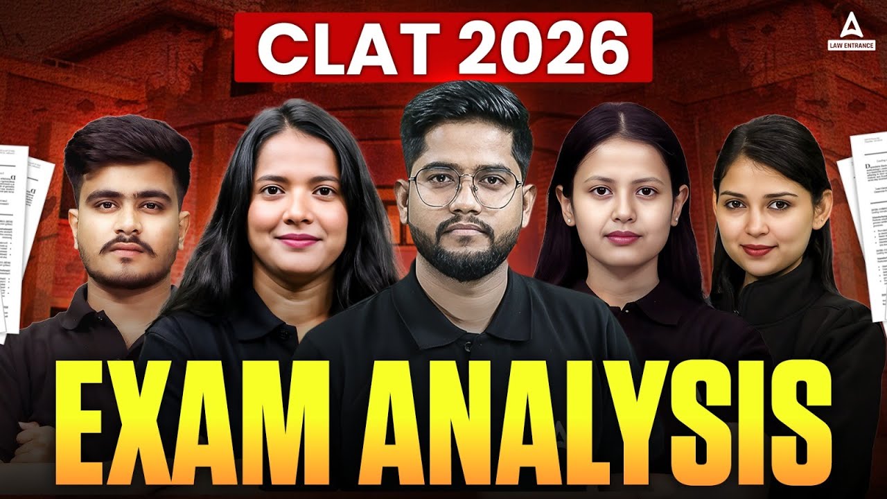 CLAT 2026 Paper Review  | CLAT 2026 Exam Analysis | Difficulty Level & Sectionwise Analysis