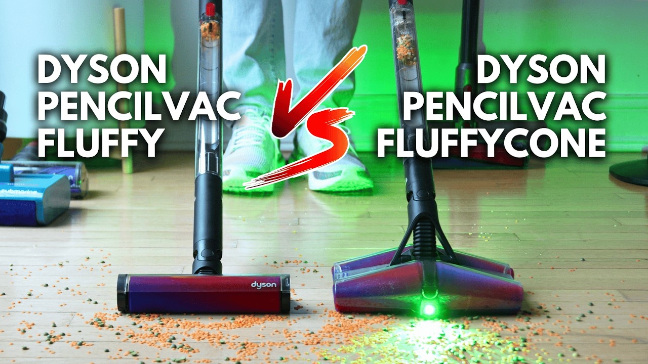 Dyson PencilVac Fluffy vs FluffyCone - I Spent $1,100 to Find the Truth