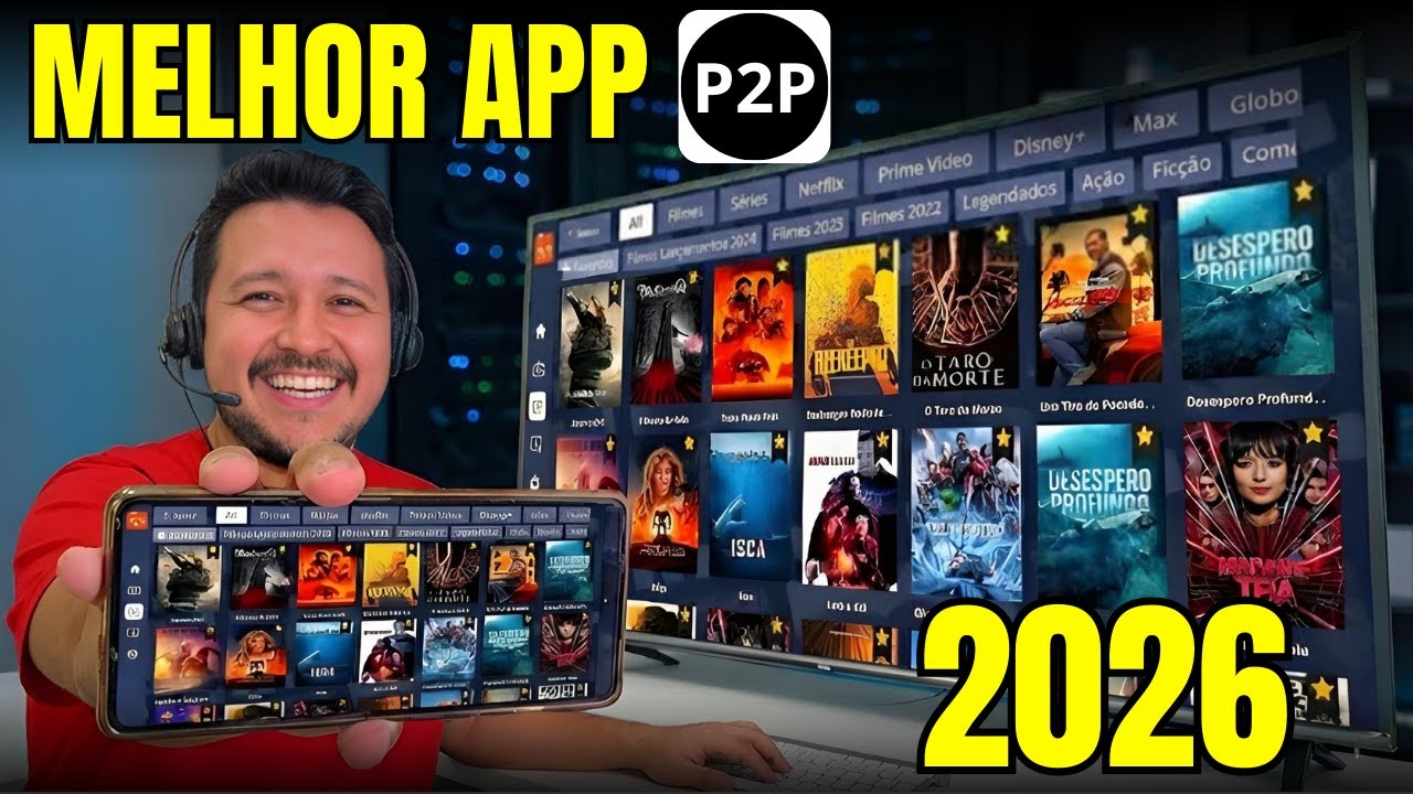 Melhor App P2P de 2026: Como Instalar na Android TV, Firestick e TV Box!