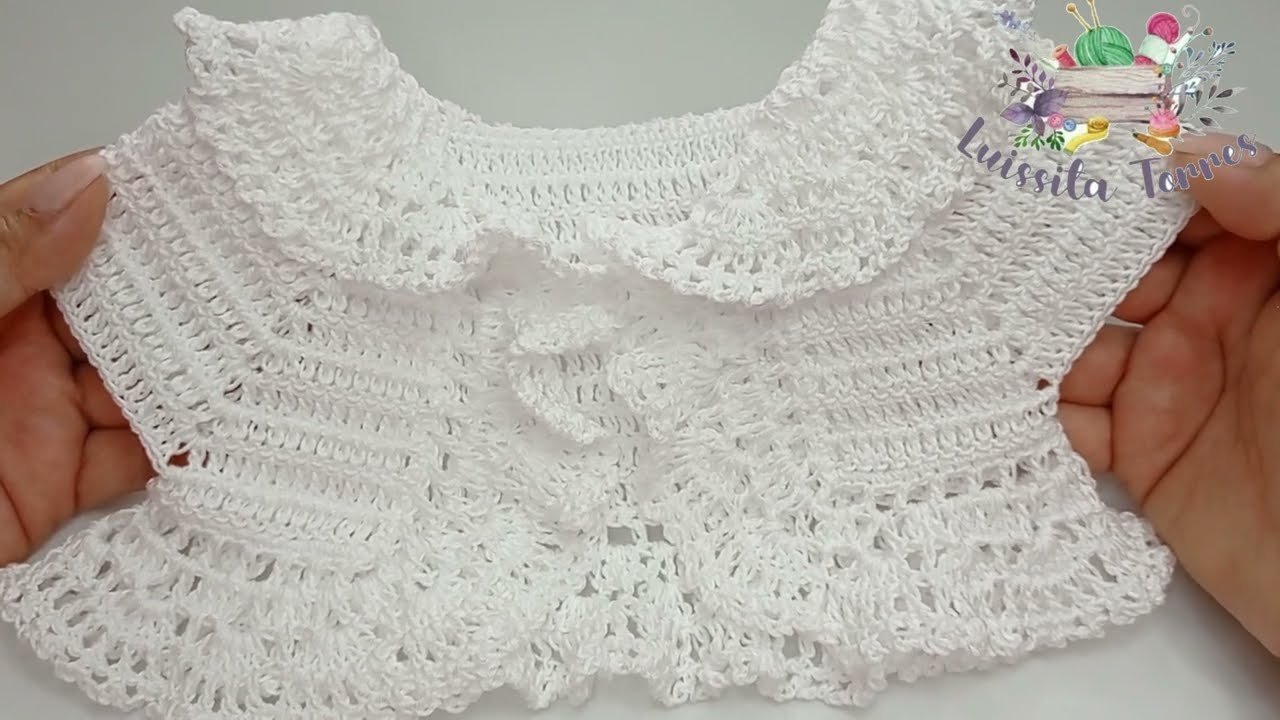 ESTE ELEGANTE PATRÓN DE GANCHILLO BOLERO PARA NIÑA PASO A PASO FÁCIL Y RAPIDO DE HACER  TEJIDO FÁCIL