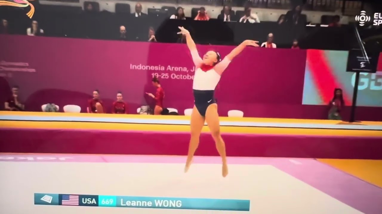 Leanne Wong USA FX qual. Worlds 2025