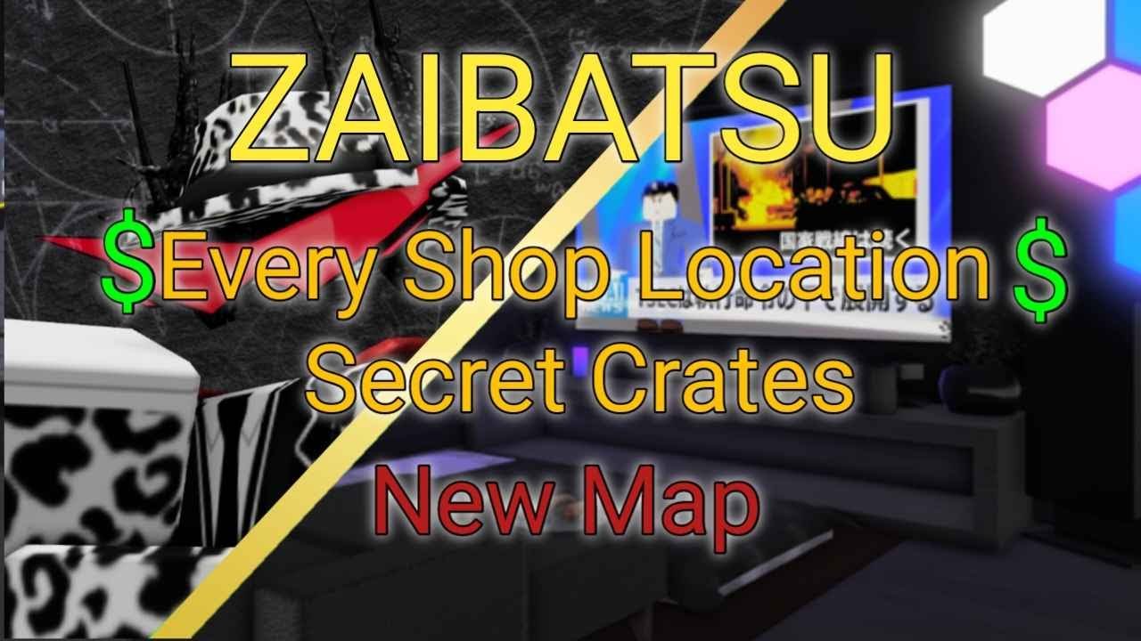 (Out of Date)Zaibatsu Roblox EVERY Shop Location + All Secret Weapon Crates With Timestamps