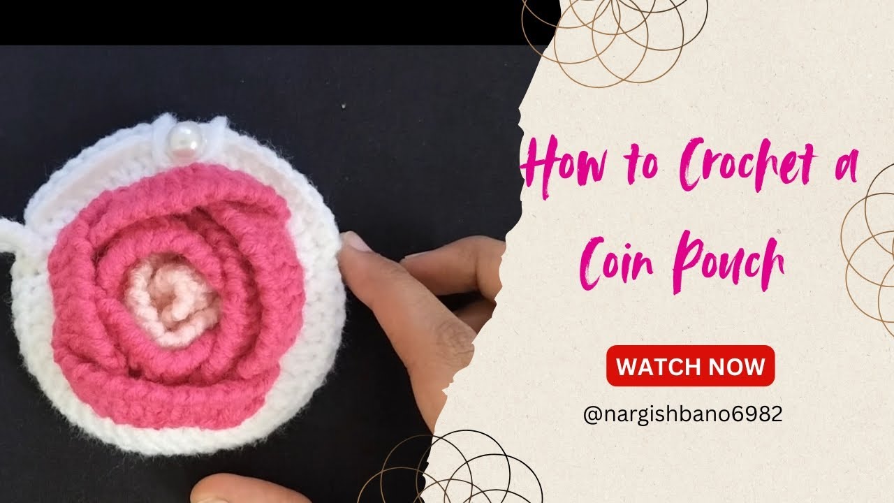 How To Crochet a Coin Pouch| Coin Pouch Tutorial 