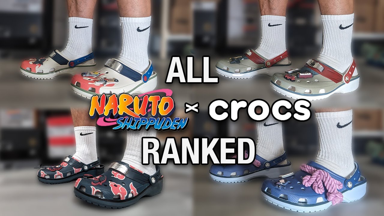 I bought ALL the Naruto Crocs Sasuke MInato Jiraiya early review