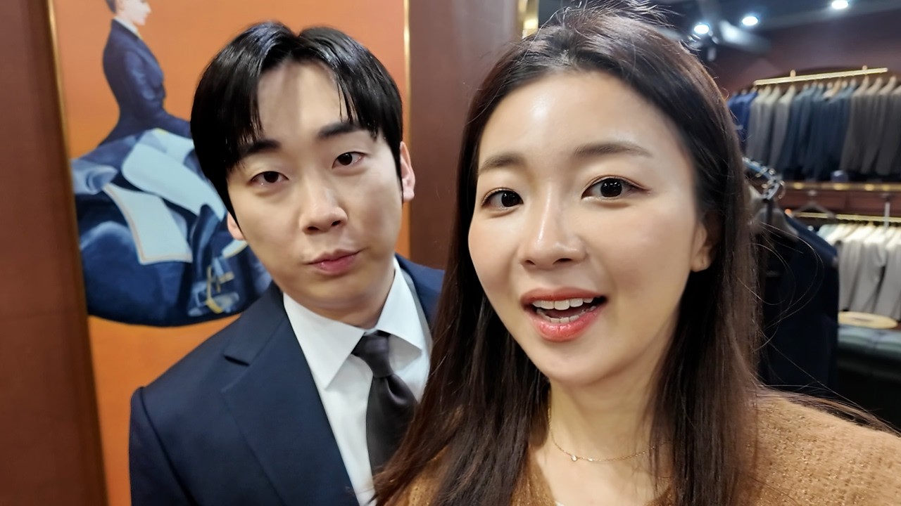 심심해서 남편 정장 맞추러 가기 브이로그😍