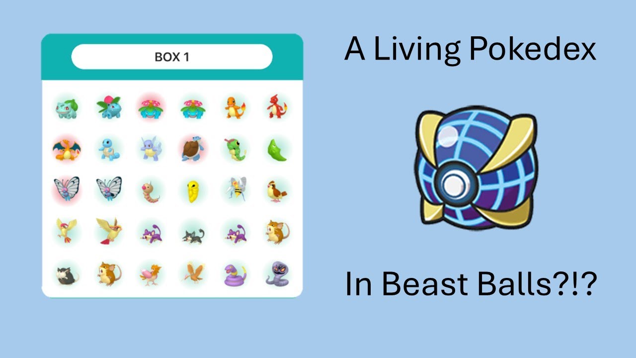 The Beast Ball Living Dex Pokémon Challenge