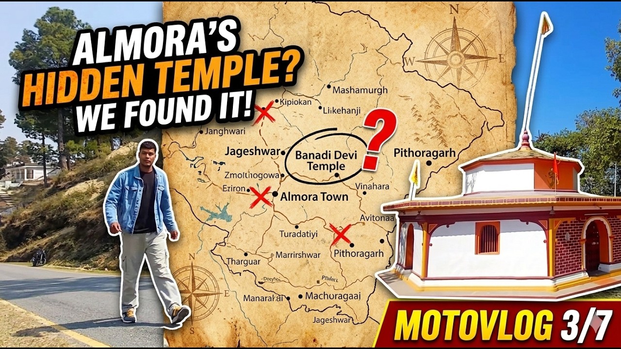Almora to Banari Devi Temple Ride #almora
