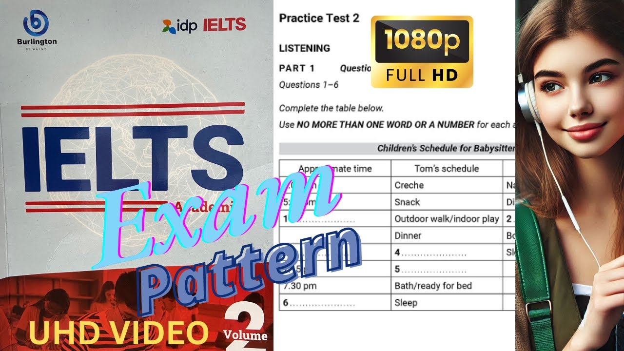 Children Schedule For Babysitter (IDP New Listening )