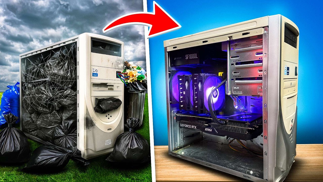 I Turned This Abandoned PC Into The ULTIMATE SLEEPER Gaming PC