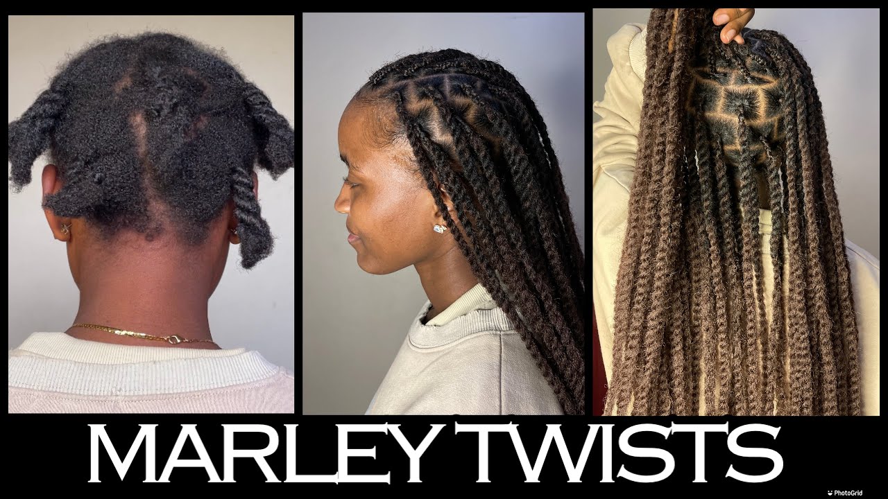 HOW TO DO MARLEY TWISTS || BEGINNER TUTORIAL || NATURAL HAIRSTYLES