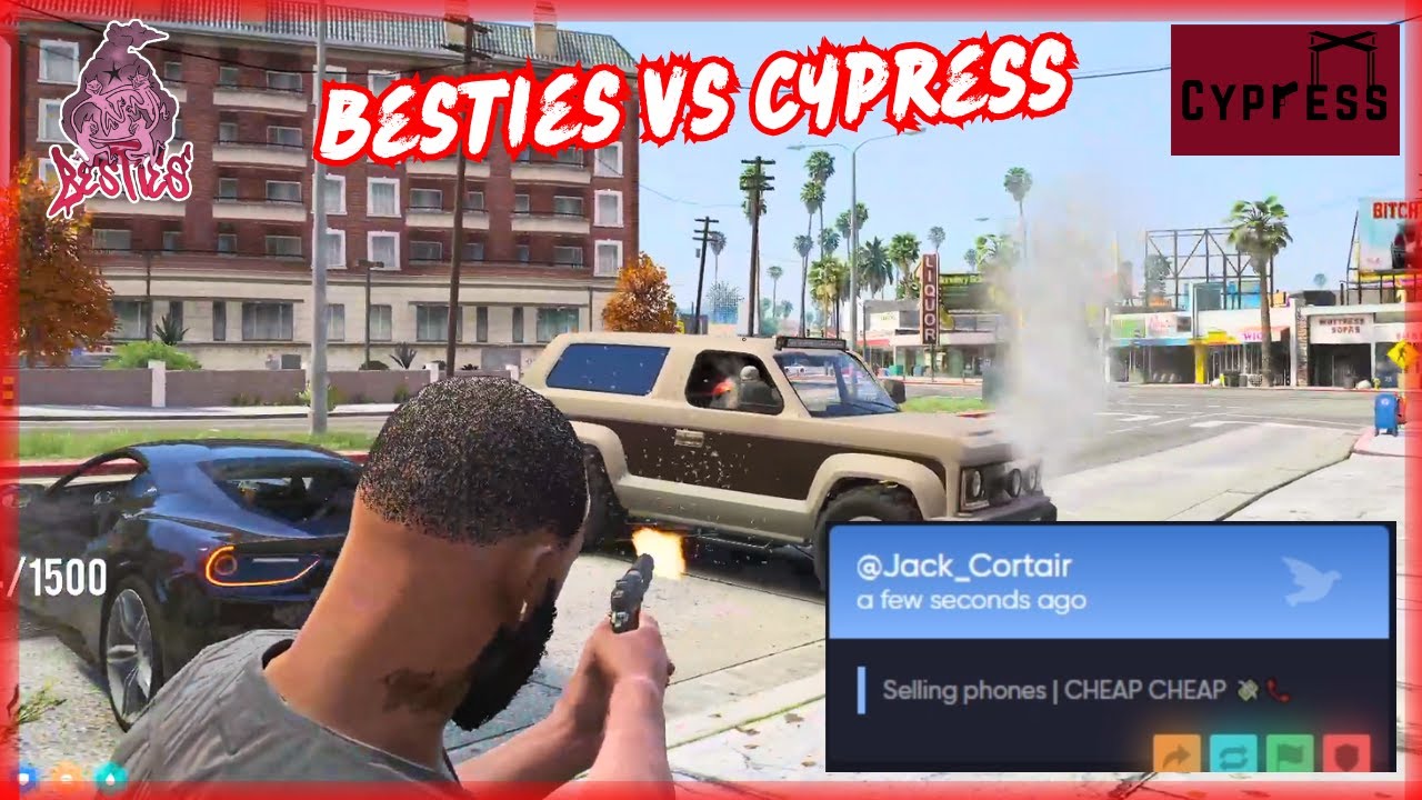 4Head And Jack Clap Cypress At GG Gas (2v5) | NoPixel 4.0 GTARP