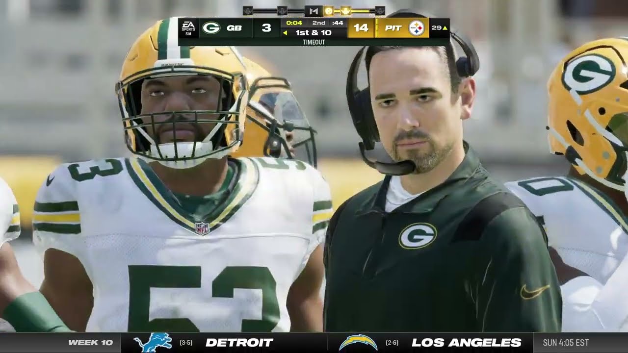 Madden NFL  Pittsburgh Steelers ( Dak Prescott) vs Green Bay Packers ( Anthony Richardson)
