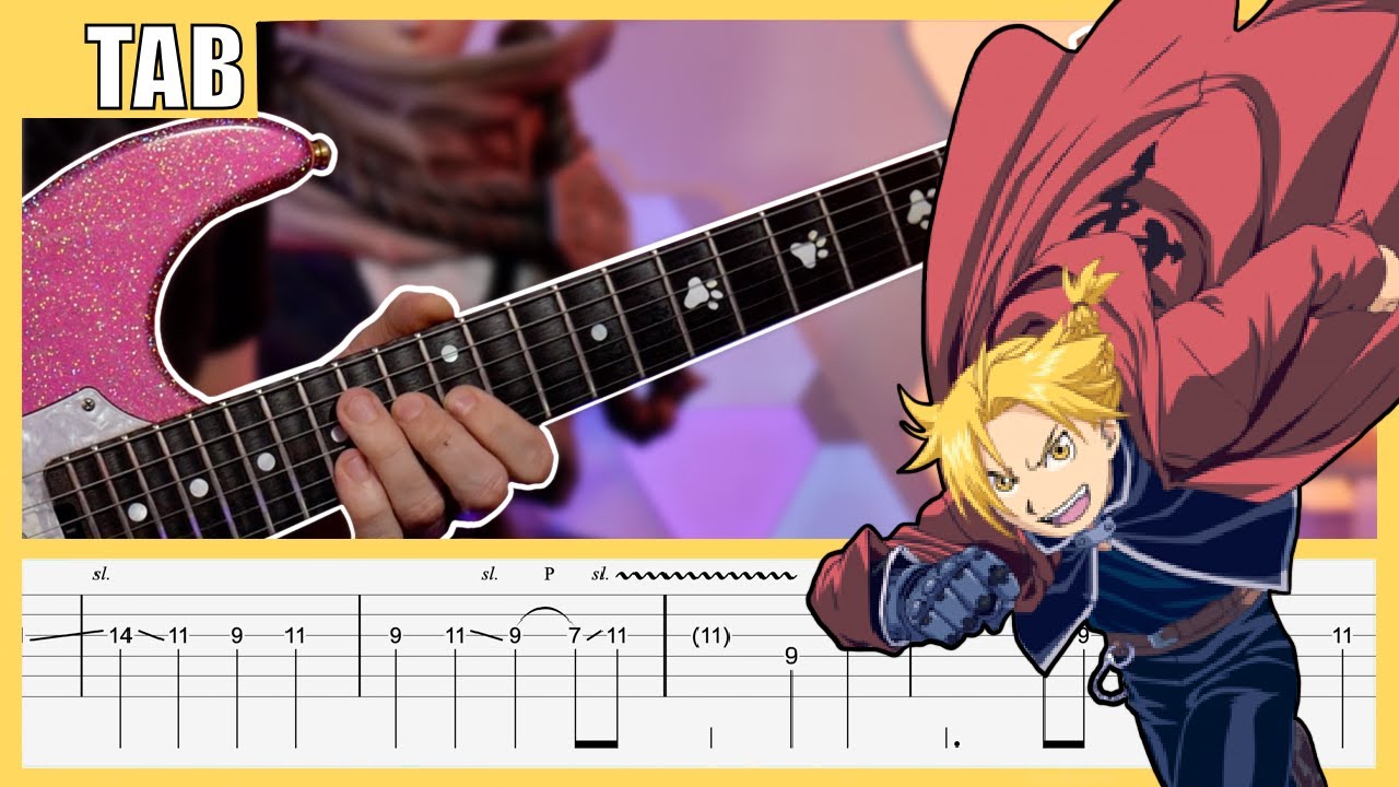 [TAB] Full Metal Alchemist Brotherhood - Ending 1 Uso Cover | Guitar Tab | Lesson | Tutorial