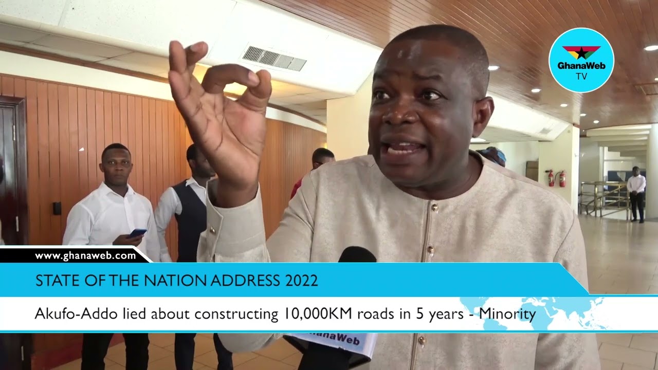 Akufo-Addo lied about constructing 10,000KM roads in 5 years - Minority