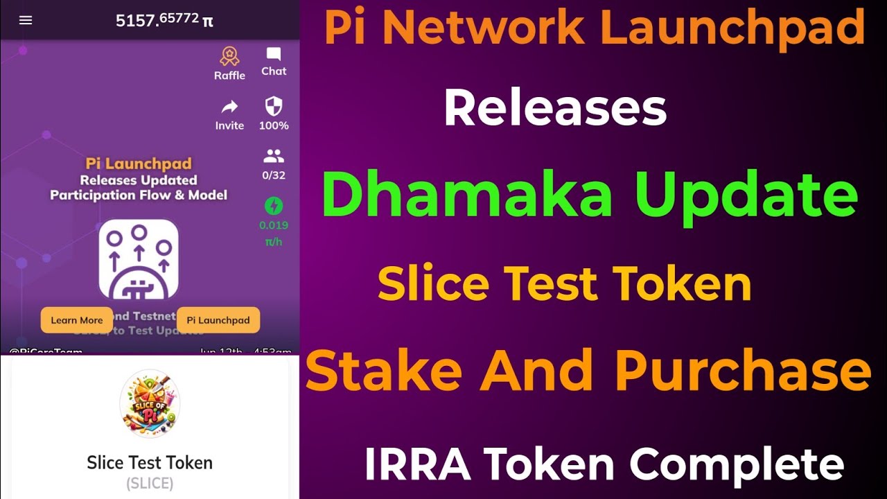 Pi Network Launchpad Update: Massive Slice and IRRA Token News #pi #cryptocurrency #crypto #tech