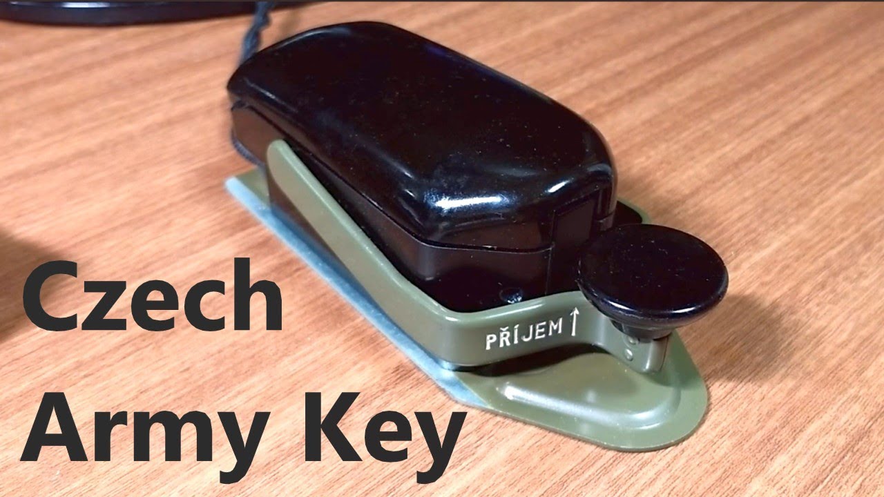 Czech Army Straight Key