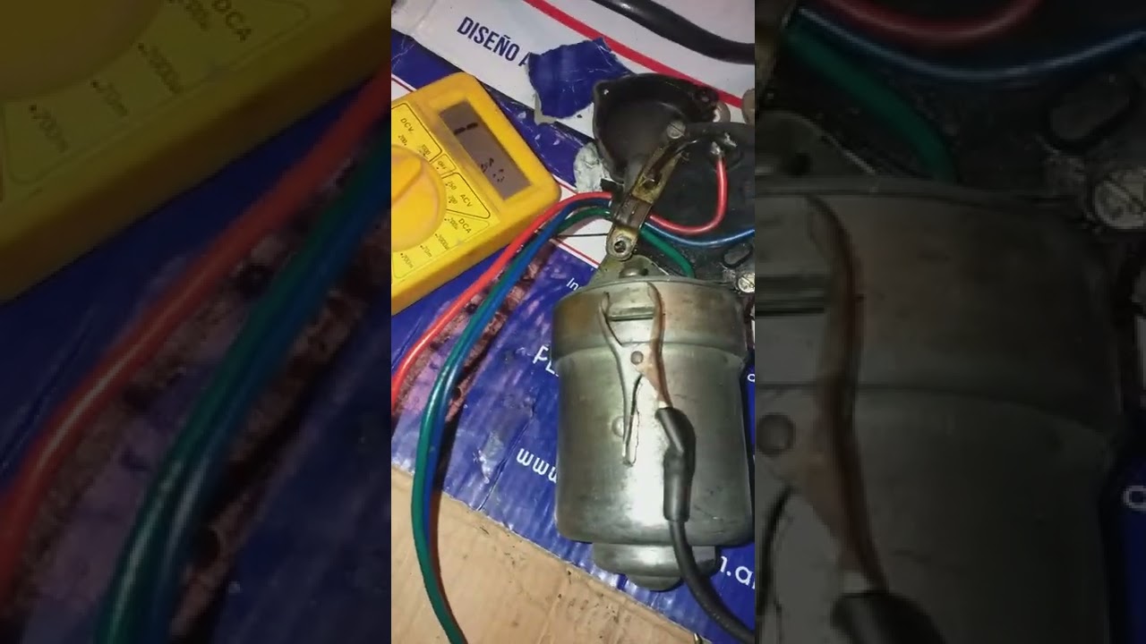 como conectar un motor de limpiaparabrisas R12