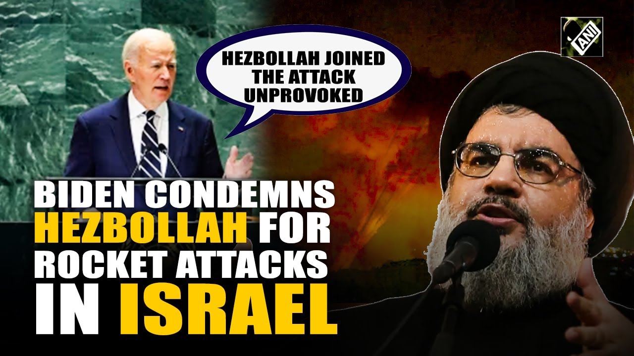 “Full-scale war not in anyone’s interest…” Biden condemns Hezbollah for launching rockets in Israel