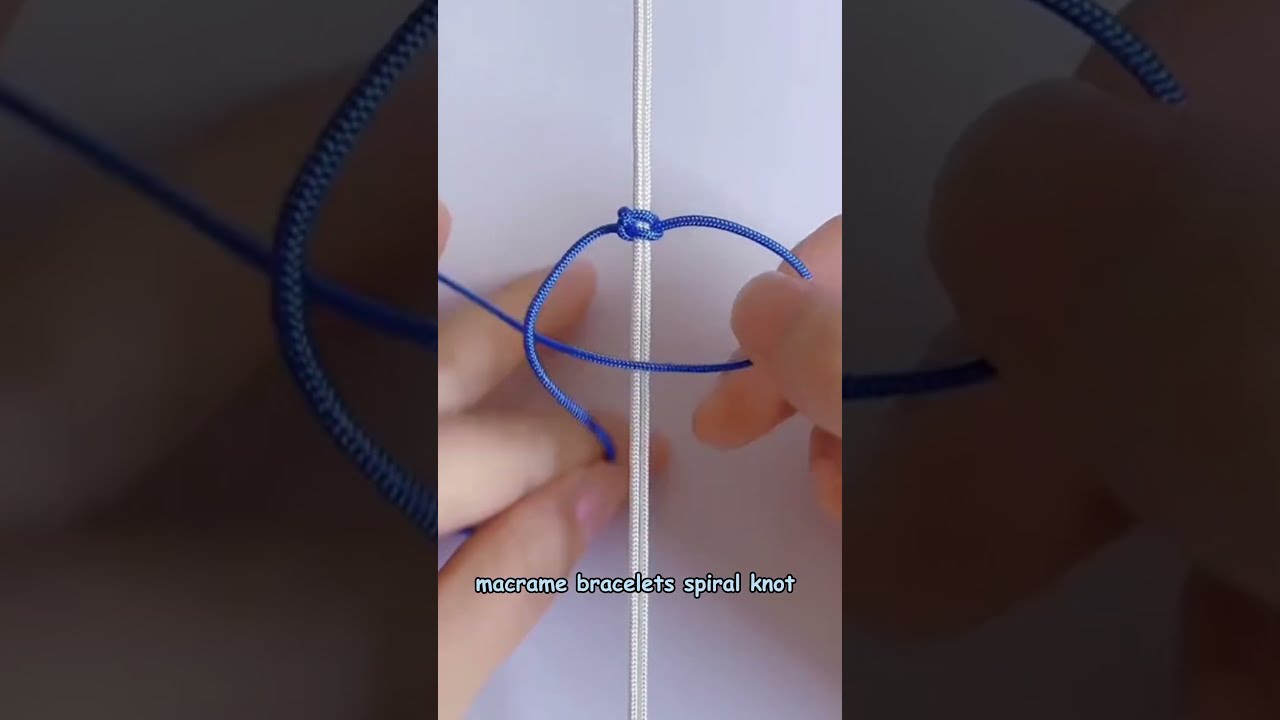 Macrame bracelets spiral knot easy for beginner #bracelet #tutorial