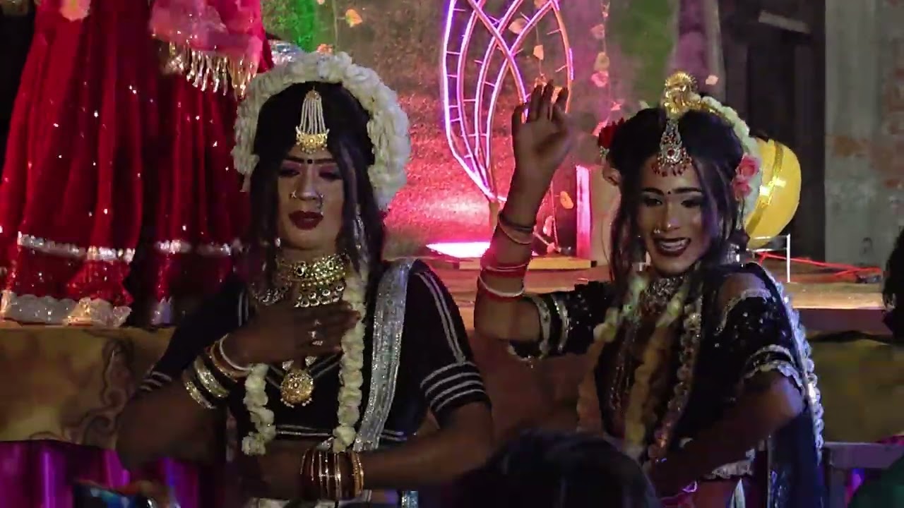 Radha Krishna jhanki #video prayagraj mau aima 