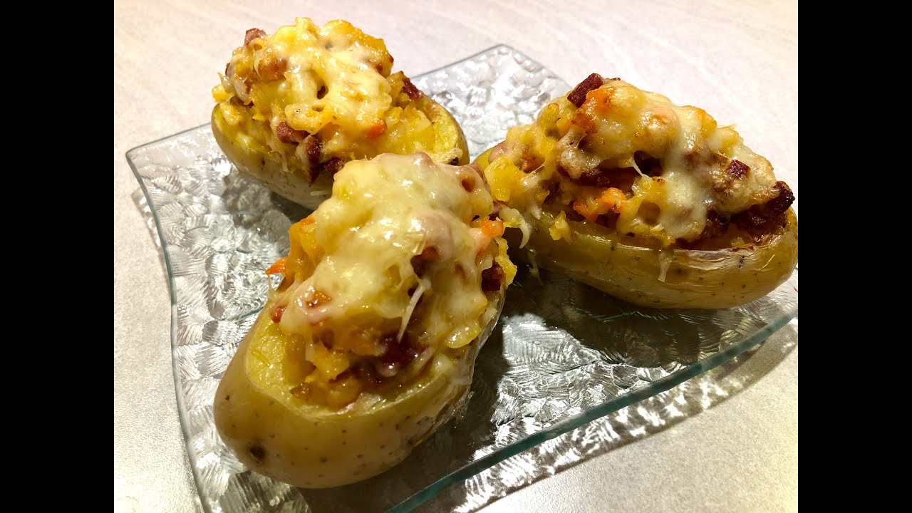 Pomme de terre farcie au CHORIZO COMTE (Cuisine par Cedric et Seb)