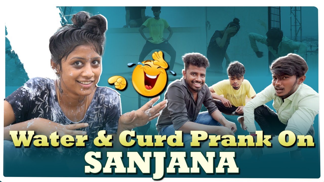 Water & curd Prank on Sanjana || Djkarthiksmiley46 || Full Entertainment || Rishi_ Stylish_official
