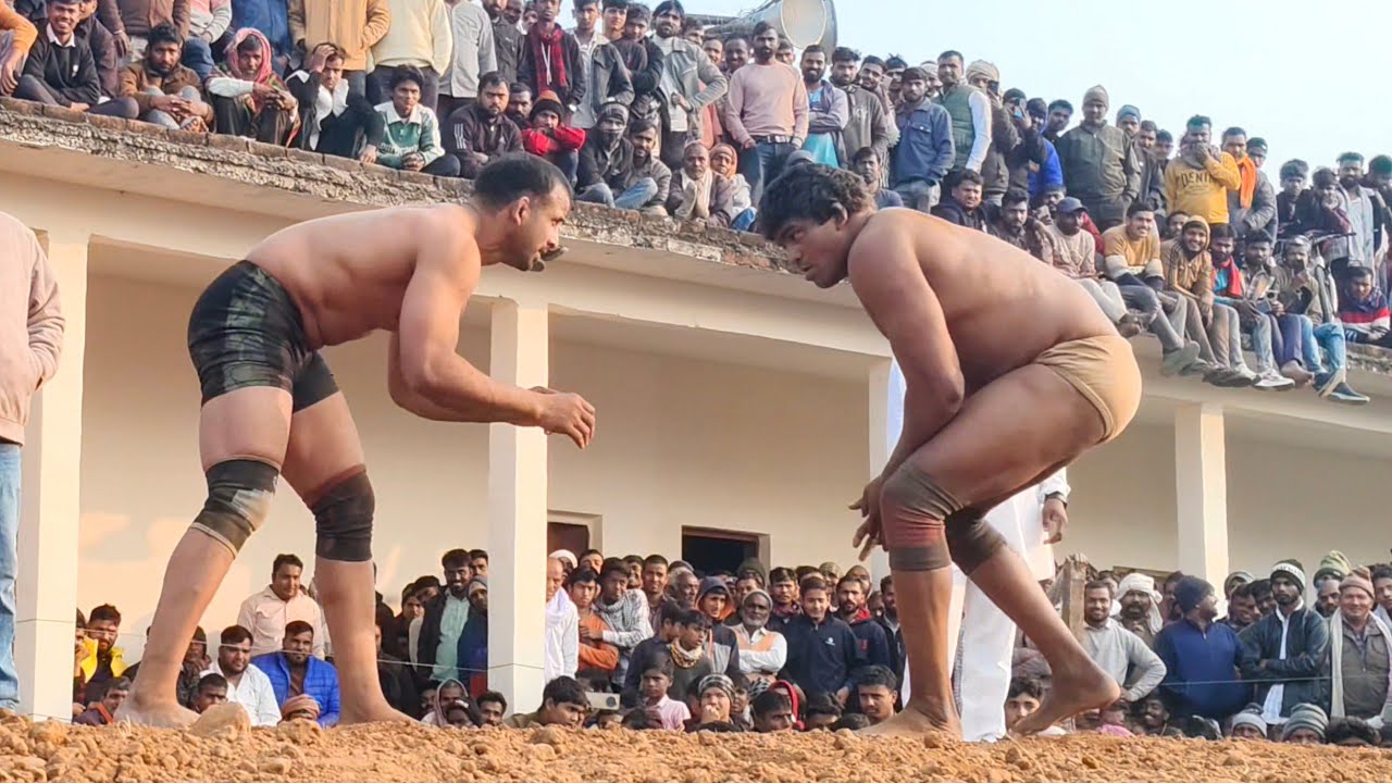 उदयवीर पहलवान गाज़ीपुर vs जितेंद्र पहलवान महाराजगंज केसरी  🚩 काफी अच्छी कुश्ती 🦁