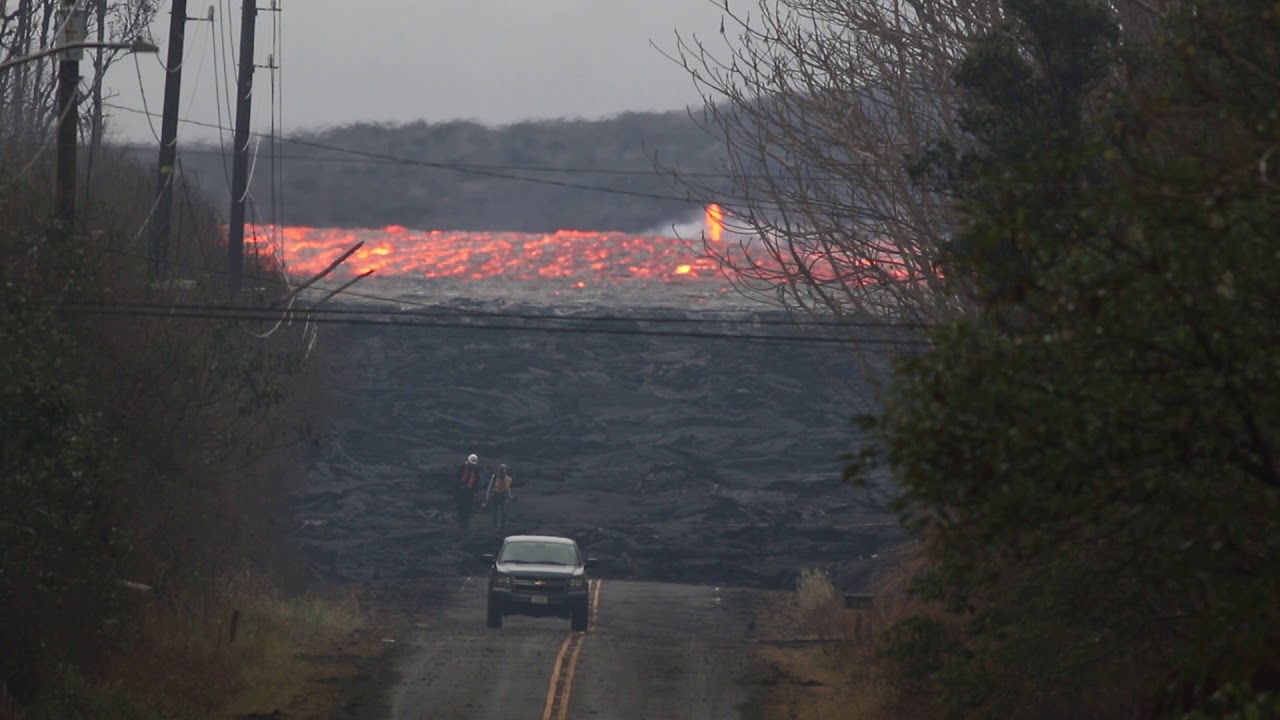 Kilauea's Fissure 8 Eruption - Lava Flow in Leilani Estates