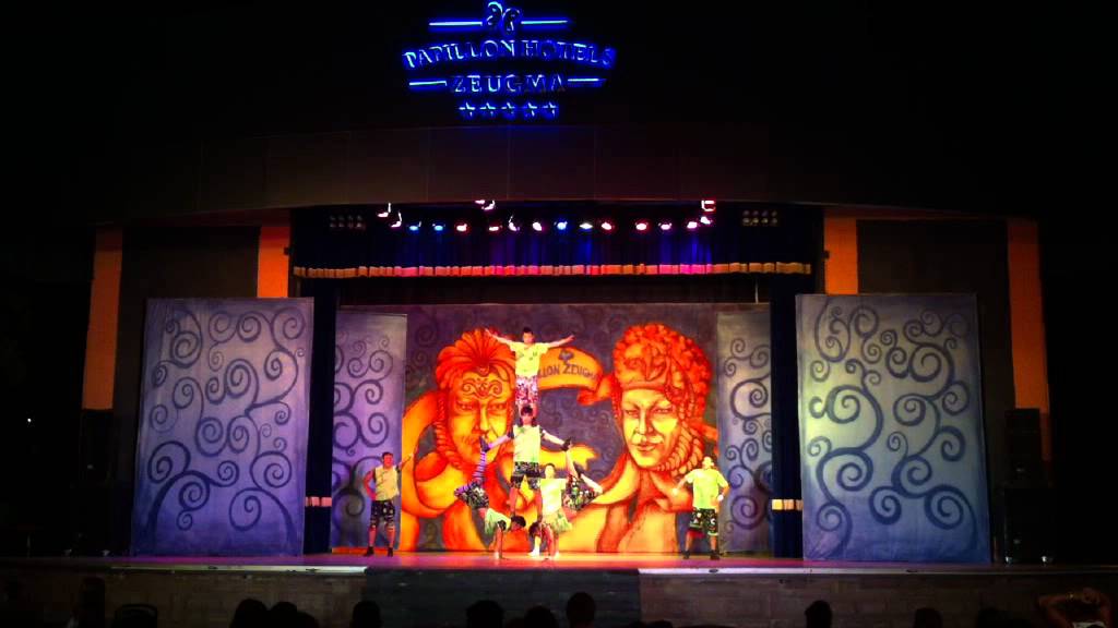 Mongolian Circus - Acrobats Papillon Zeugma 5 Stars Hotel in Turkey