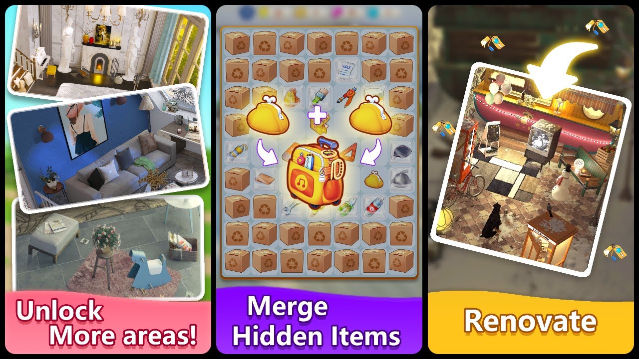 Merge Home - House Decor (Gameplay Android)