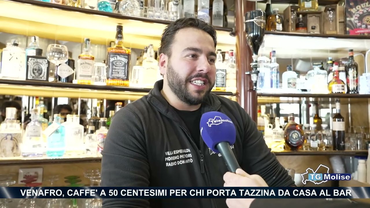 Venafro, caffè a 50 centesimi per chi porta tazzina da casa al bar