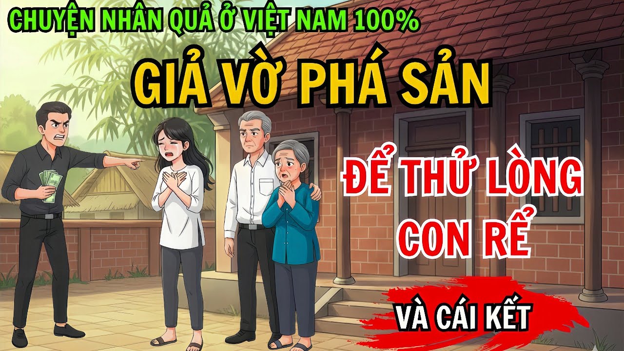 Chuyện Nhân Quả100% Gia Đình Vợ Giả Vờ Phá Sản Để Thử Lòng Con Rể – Và Cái Kết Cay Đắng!