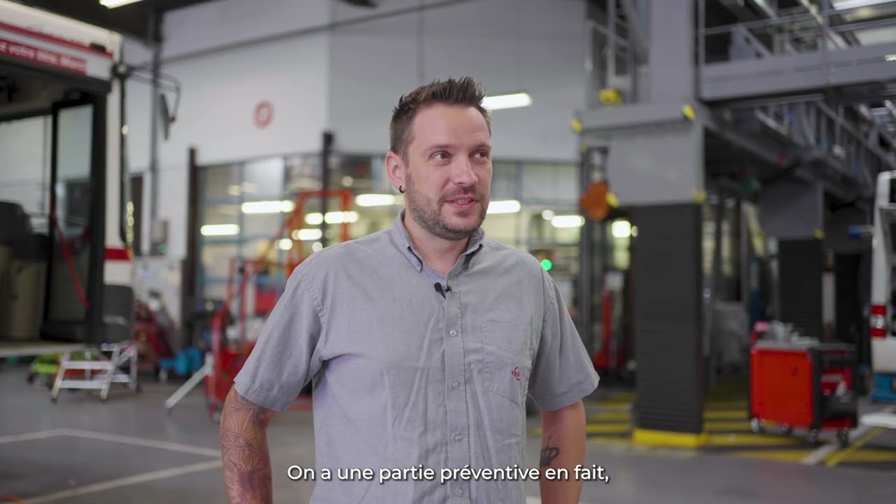 InspiRe : Portrait Chef d'équipe de l'atelier bus sur le dépôt de la Pardieu - T2C