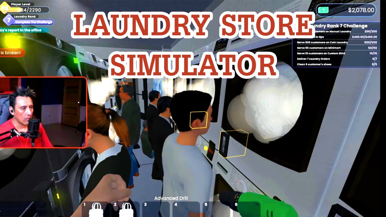 We get even more coin machines - Laundry Store Simulator | [FrodoCruz VOD]