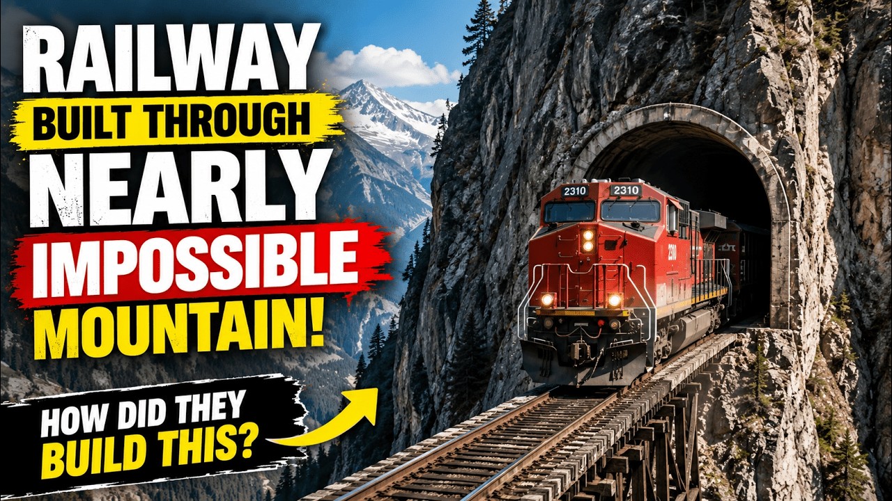 Railways Built Through Nearly Impossible Mountains