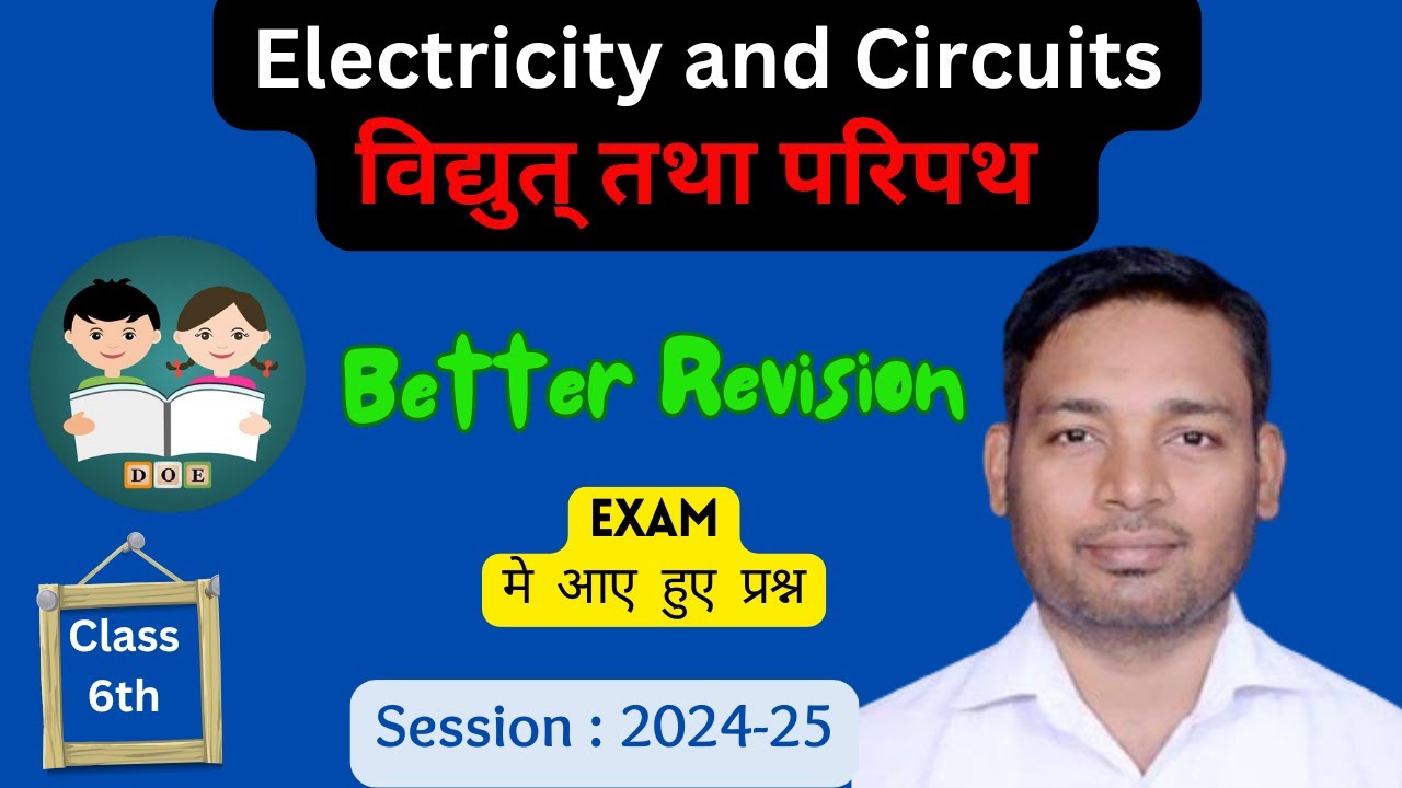 Electricity and Circuits | विद्युत् तथा परिपथ | Class 6 Science | Ramesh Sir @mcq4allschool