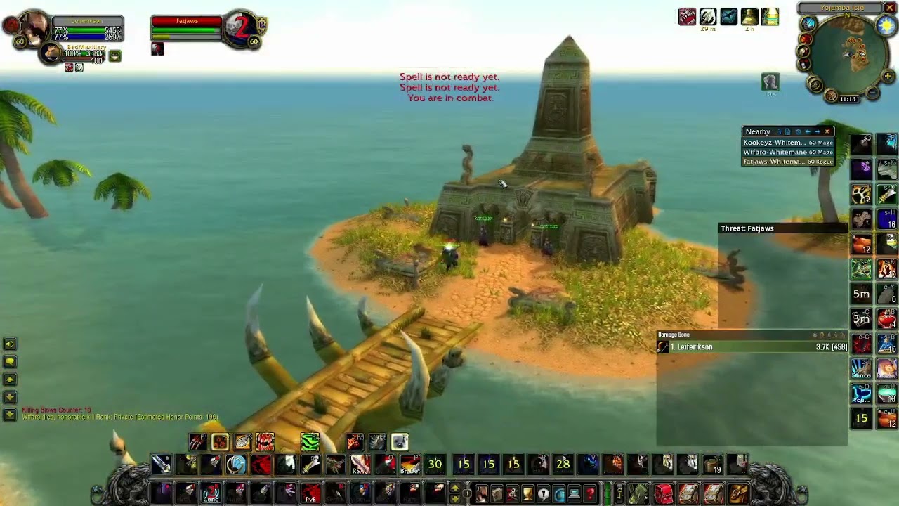 Nice Try Fatjaws... Kill an Afk Player on Yojamba, then Fatjaws Thinks He Has an Ez Kill, WoW Era