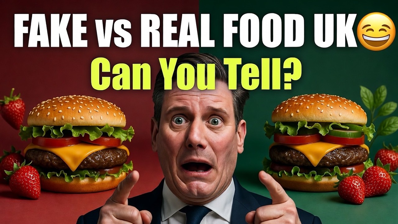 Fake vs Real Food in the UK 😱 Can You Tell the Difference?