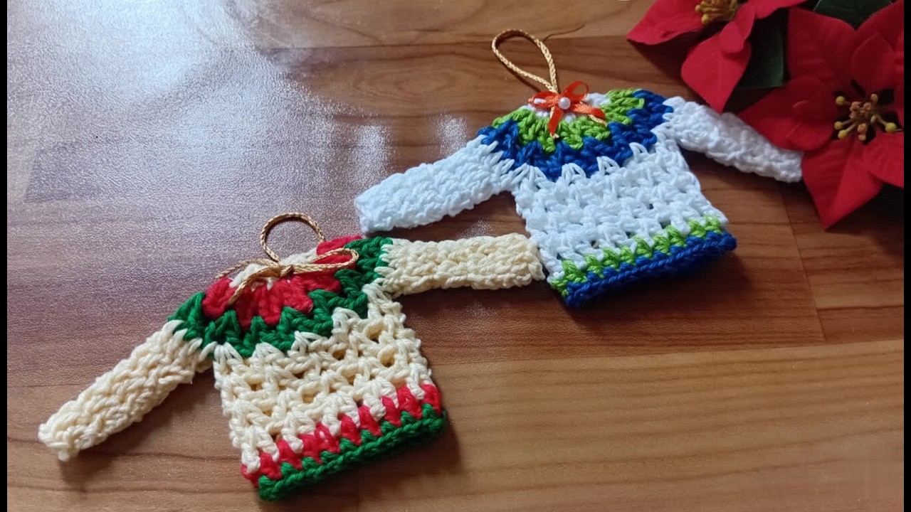 Chaveiro ou Enfeite de Natal Mini Blusa