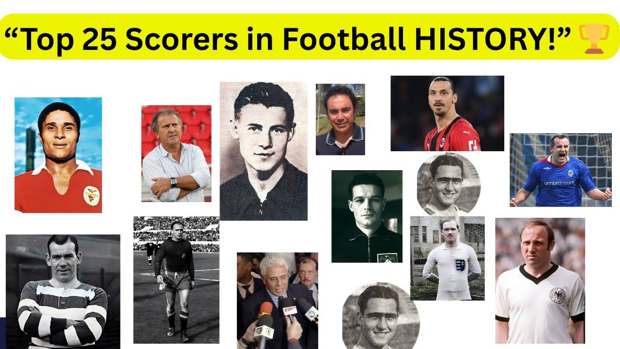 ⚽ Football&rsquo;s All-Time Top Scorers in History | The First Will Shock You 😱🔥