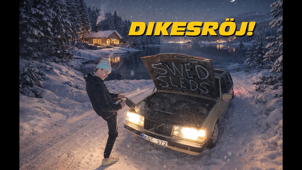 SWEDISH WINTER DRIFT! (KÖR AV VÄGEN & HÄRJAR)
