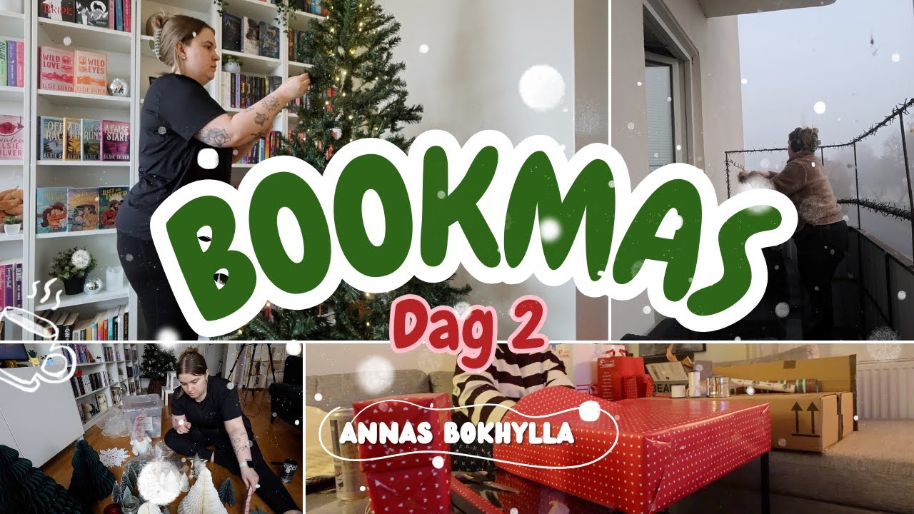 BOOKMAS DAG 2 - Julpyntar hemma