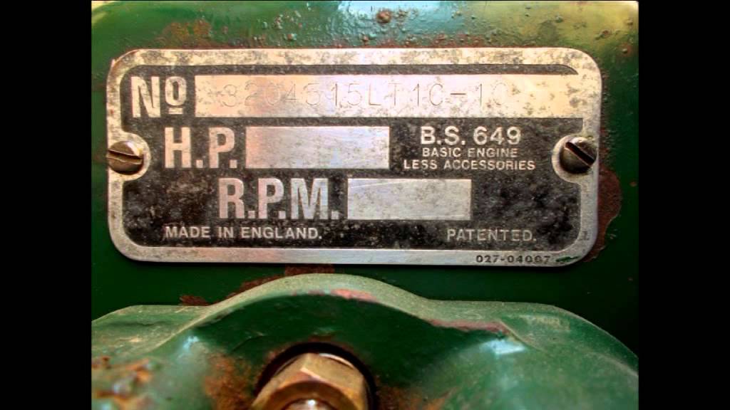 LISTER  LT 1 engine