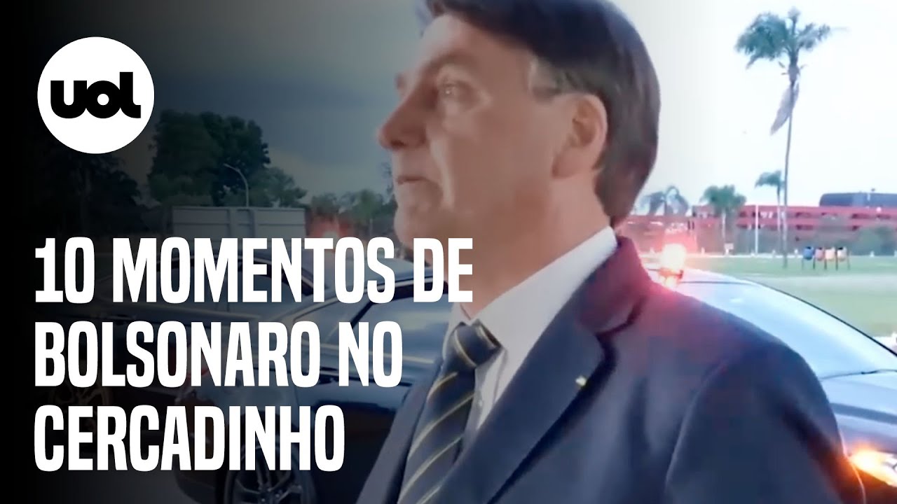 Deboche, irritação e 'tchutchuca': 10 momentos de Bolsonaro no cercadinho