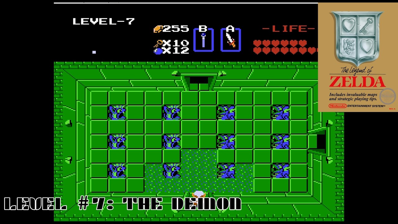 The Legend of Zelda (NES) Gameplay | Level #7: The Demon