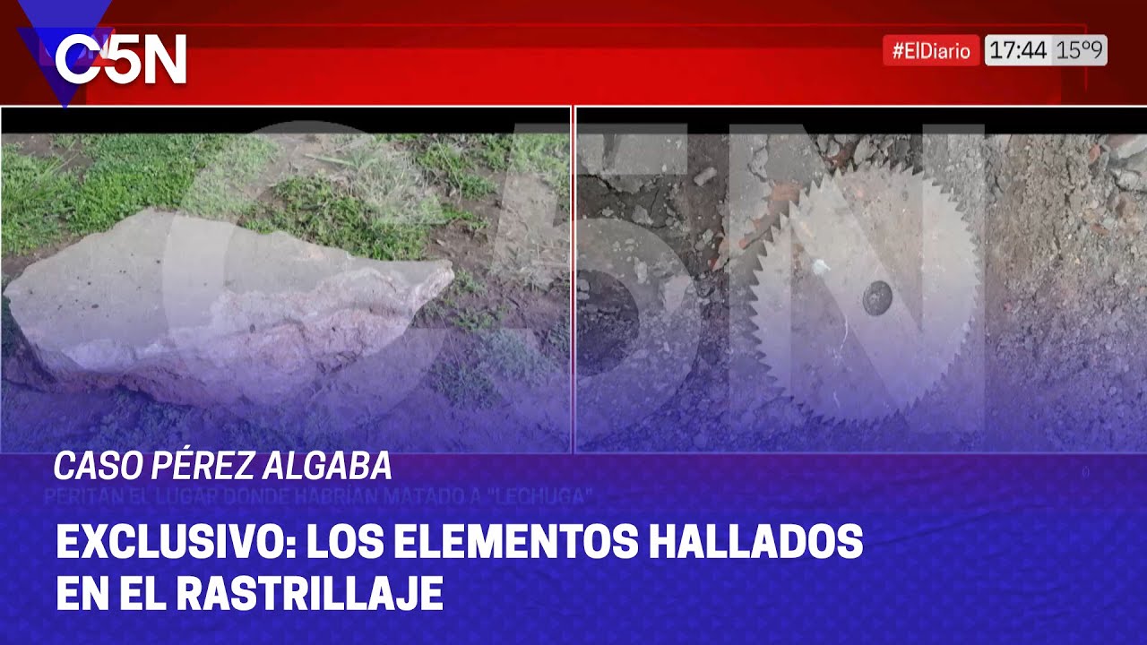 EXCLUSIVO | CASO P&Eacute;REZ ALGABA: los ELEMENTOS hallados en el RASTRILLAJE