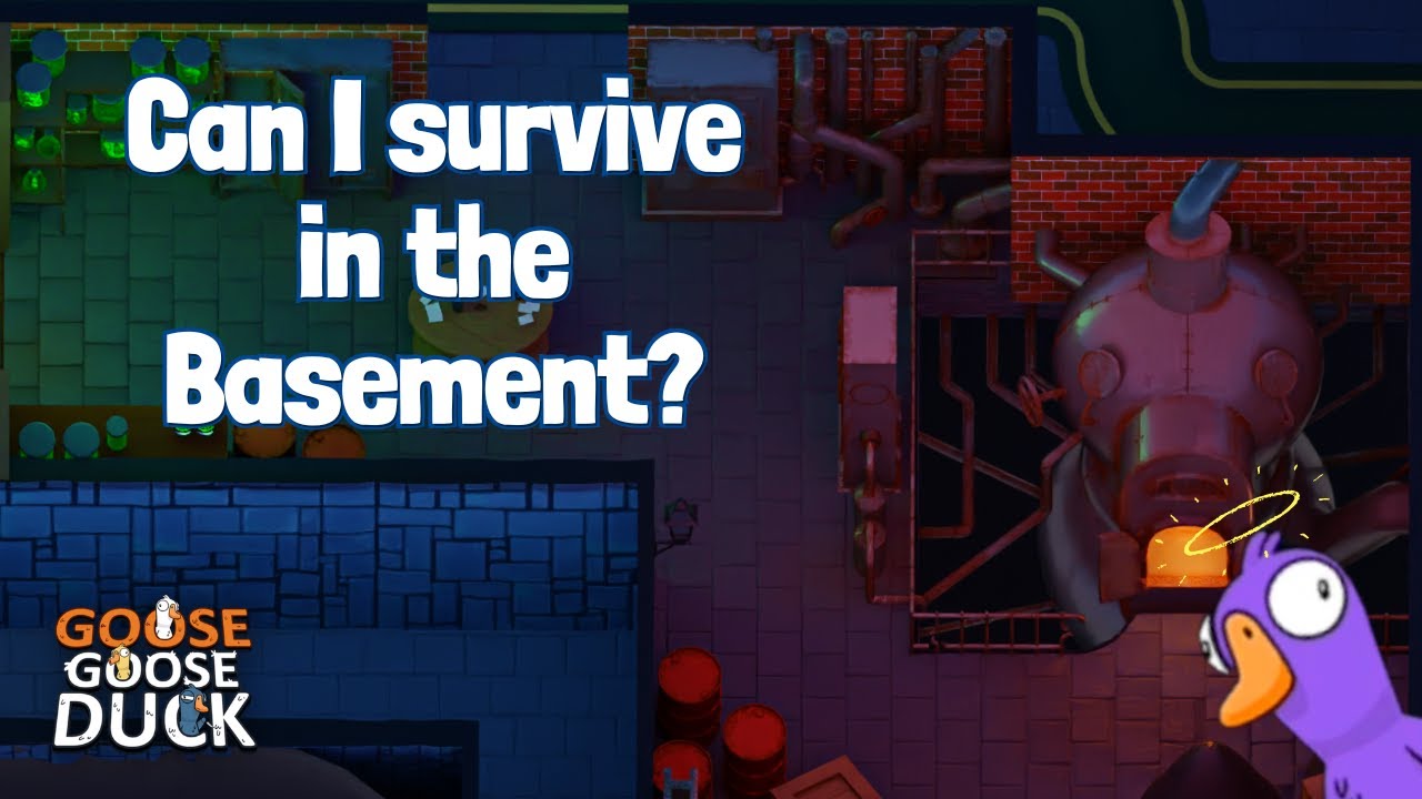 Playing on the New Map, The Basement | Goose Goose Duck