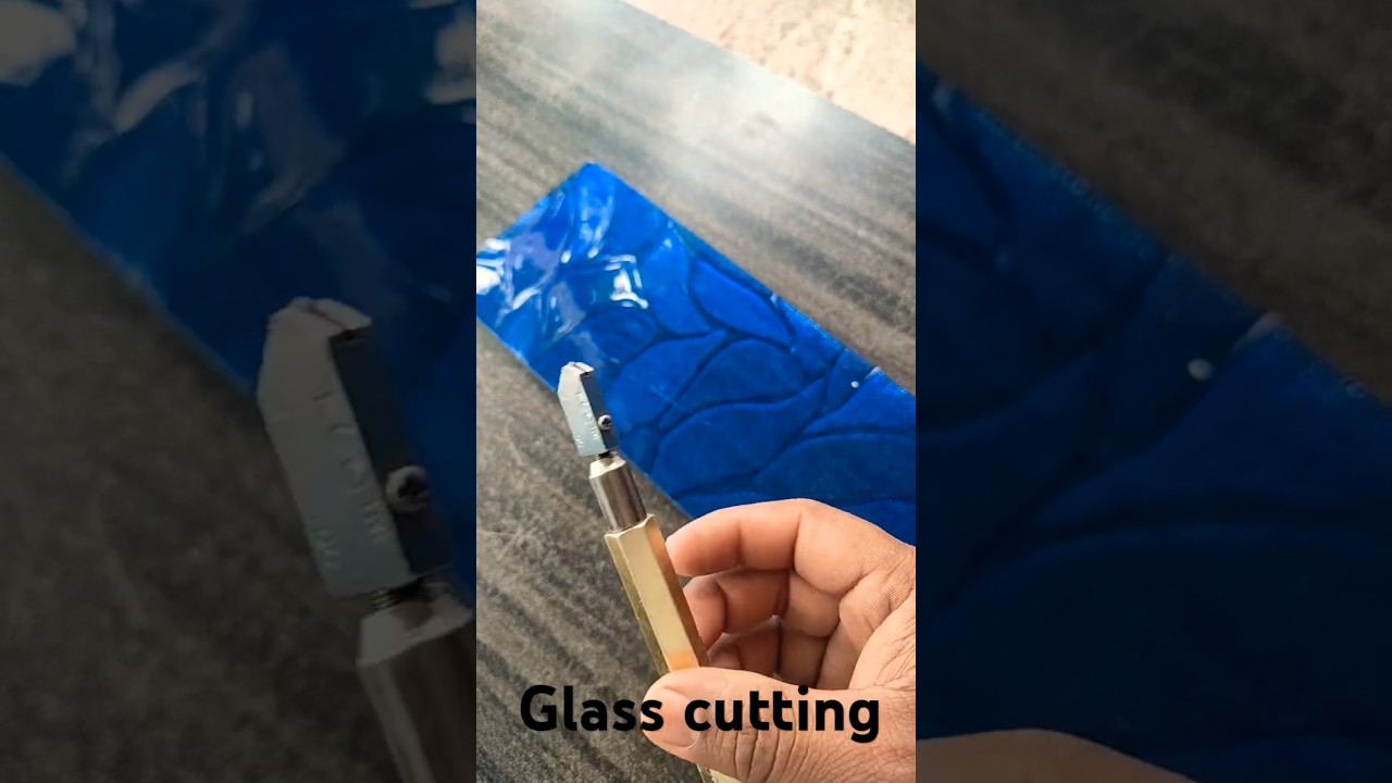 How to cut Glass At home | Glass fruit Cutting | #shorts #tranding #viral