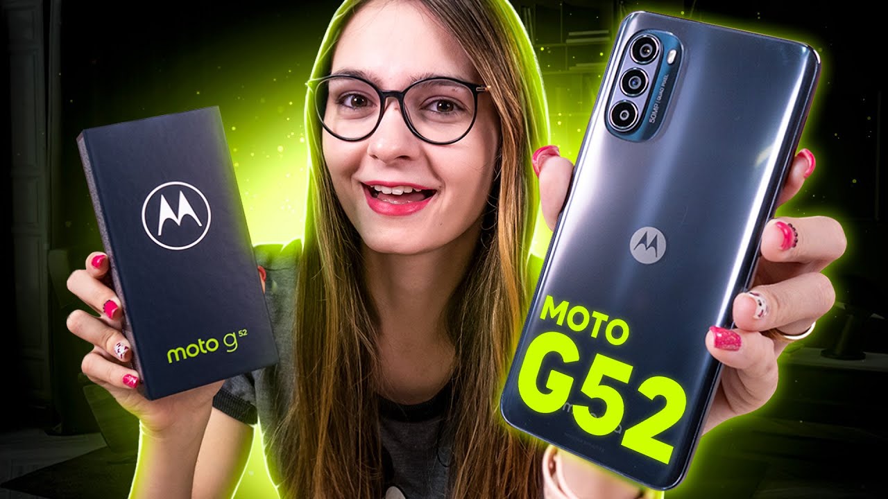 MOTO G52  - SMARTPHONE BOM e BARATO da MOTOROLA! UNBOXING E PRIMEIRAS IMPRESSÕES!
